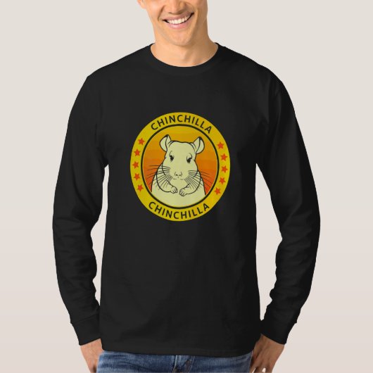 Chinchilla Portret T-shirt (Voorkant)