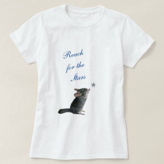 Chinchilla reikt naar ster t-shirt