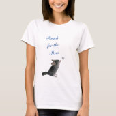 Chinchilla reikt naar ster t-shirt (Voorkant)
