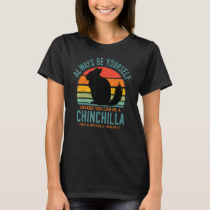 Chinchilla Retro Rodent Animal Veterinaria T-shirt