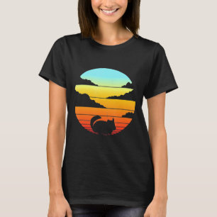 Chinchilla Retro Vintage 60s 70s Mannen T-shirt
