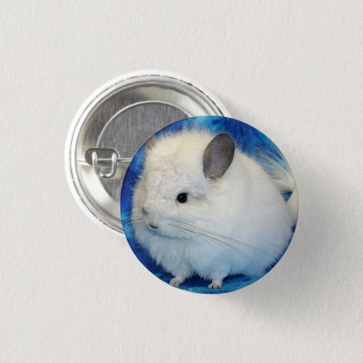 chinchilla ronde button 3,2 cm (Voorkant /achterkant)