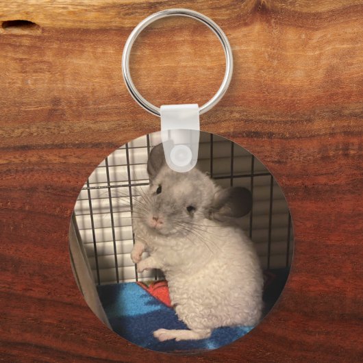 Chinchilla Sleutelhanger (Voorkant)