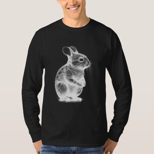 Chinchilla Spirit Animal  Chinchilla T-shirt (Voorkant)