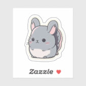 Chinchilla sticker Funny Chinchilla Cute Sticker (Vel)