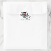 Chinchilla-Sticker Ronde Sticker (Tas)