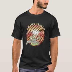 Chinchilla Summer Day Palm Chinchilla Drink T-shirt