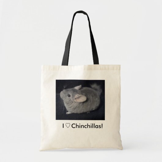 Chinchilla Tas! Tote Bag (Voorkant)
