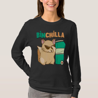 Chinchilla Trashbin Dance Chinchilla Pet Sunglass T-shirt