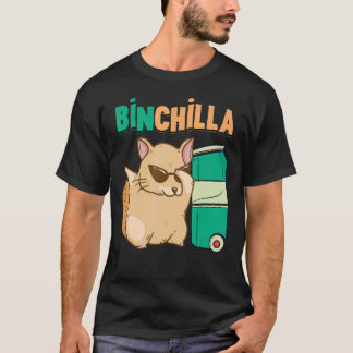 Chinchilla Trashbin Dance Chinchilla Pet Sunglass T-shirt