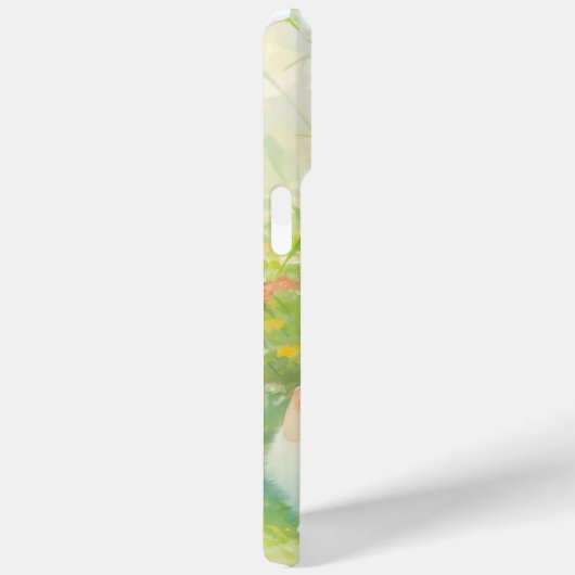 Chinchilla Vreedzame Bloemendutje Case-Mate iPhone Case (Achterkant / Rechts)