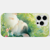 Chinchilla Vreedzame Bloemige Slaap Case-Mate iPhone Case (Achterkant (horizontaal))