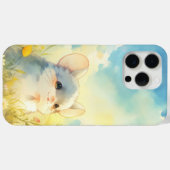 Chinchilla vreugdevolle glimp van wilde bloemen Case-Mate iPhone case (Achterkant (horizontaal))
