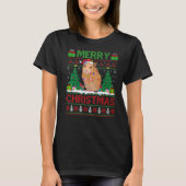 Chinchilla Xmas Tree Ugly Santa Chinchilla Christu T-shirt (Voorkant)