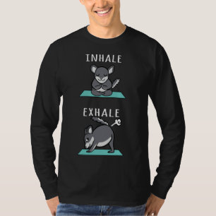 Chinchilla Yoga Inhale Exhale T-shirt