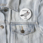 CHINCHILLAS ROCK! RONDE BUTTON 5,7 CM (In situ)