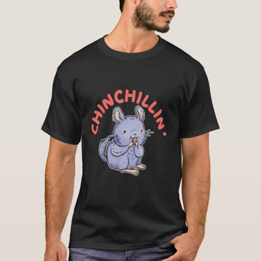 Chinchillin  Chinchilla  1 T-shirt (Voorkant)