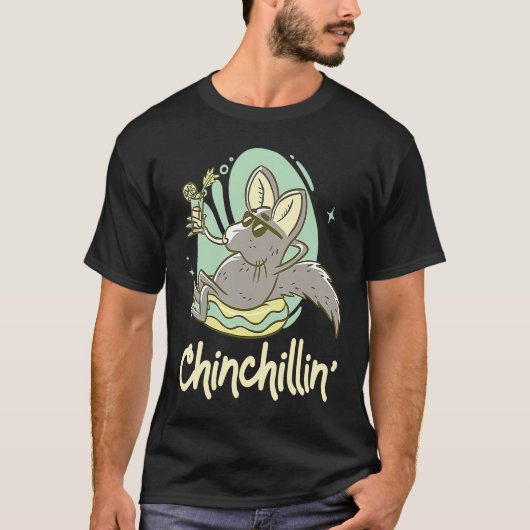 Chinchillin'   Chinchilla T-shirt (Voorkant)