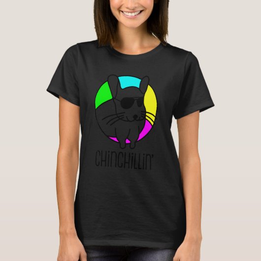 Chinchillin' Cool Chinchilla T-shirt (Voorkant)