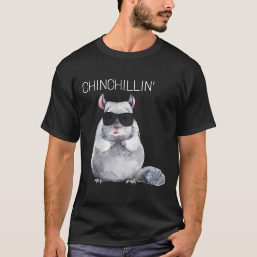 Chinchillin' Funny Chinchilla T-shirt (Voorkant)