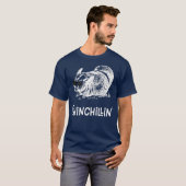 Chinchillin Funny Chinchilla T-shirt (Voorkant volledig)
