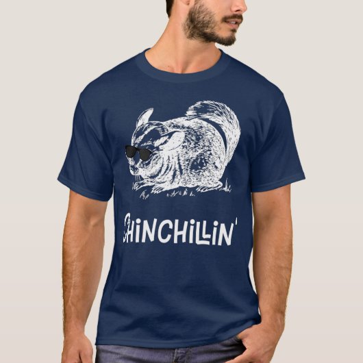 Chinchillin Funny Chinchilla T-shirt (Voorkant)