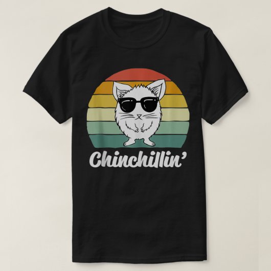 Chinchillin Grappige Chinchilla Eigenaar Lover Gif T-shirt (Design voorkant)