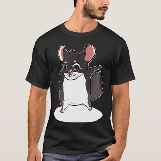 Chinchilline Dabbing Chinchilla T-shirt (Voorkant)