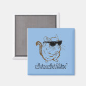 Chinchilline' Magneet (Voorkant / Achterkant)