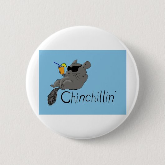 chinchilline ronde button 5,7 cm (Voorkant)