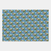 CHINCOTEAGUE CHRISTMAS PONIES, SLEIGH BELLS EN TOY INPAKPAPIER VEL (Voorkant 2)