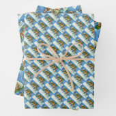 CHINCOTEAGUE CHRISTMAS PONIES, SLEIGH BELLS EN TOY INPAKPAPIER VEL (In situ)