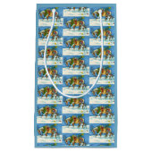 CHINCOTEAGUE CHRISTMAS PONIES, SLEIGH BELLS EN TOY KLEIN CADEAUZAKJE (Voorkant)