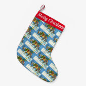 CHINCOTEAGUE CHRISTMAS PONIES, SLEIGH BELLS EN TOY KLEINE KERSTSOK (Voorkant (Hangend))