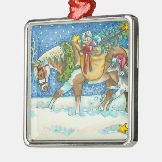 CHINCOTEAGUE ISLAND PONIES CHRISTMAS ORNAMENT (Links)