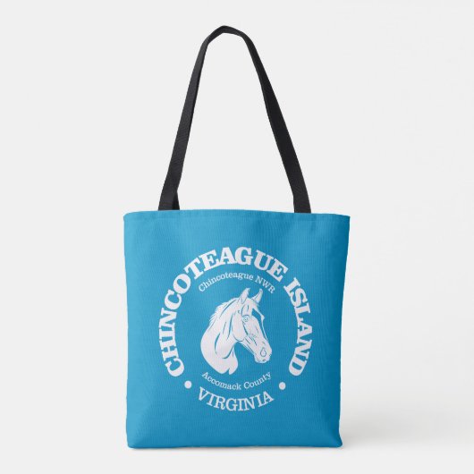 Chincoteague Island (pony) Tote Bag (Achterkant)