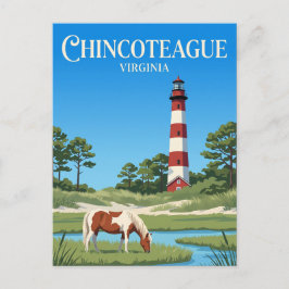 Chincoteague National Wildlife Refuge VS Briefkaart