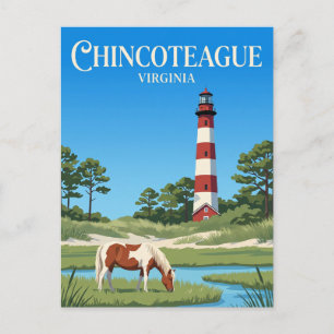 Chincoteague National Wildlife Refuge VS Briefkaart