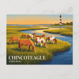 Chincoteague National Wildlife Refuge VS Briefkaart