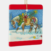 CHINCOTEAGUE PONIES CHRISTMAS ORNAMENT (Rechts)