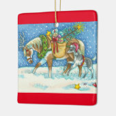 CHINCOTEAGUE PONIES CHRISTMAS ORNAMENT (Links)