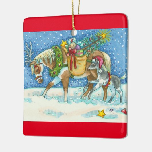 CHINCOTEAGUE PONIES CHRISTMAS ORNAMENT (Links)