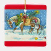 CHINCOTEAGUE PONIES CHRISTMAS ORNAMENT (Achterkant)