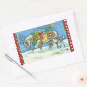 CHINCOTEAGUE PONIES & HOLIDAY WISHT HORSE STICKER (Envelop)