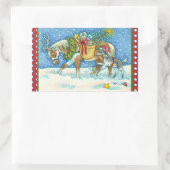 CHINCOTEAGUE PONIES & HOLIDAY WISHT HORSE STICKER (Tas)