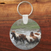 Chincoteague Ponies Sleutelhanger (Voorkant)