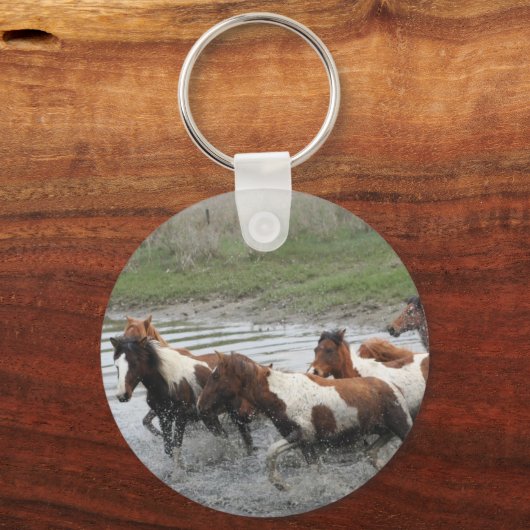 Chincoteague Ponies Sleutelhanger (Voorkant)