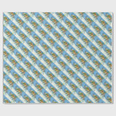 CHINCOTEAGUE PONY & COLT KERSTPAPIER CADEAUPAPIER (Vlak)