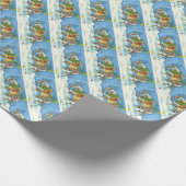 CHINCOTEAGUE PONY & COLT KERSTPAPIER CADEAUPAPIER (Hoek)