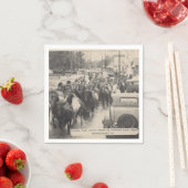 Chincoteague Pony Vintage 1941 Briefkaart Servet (Insitu)